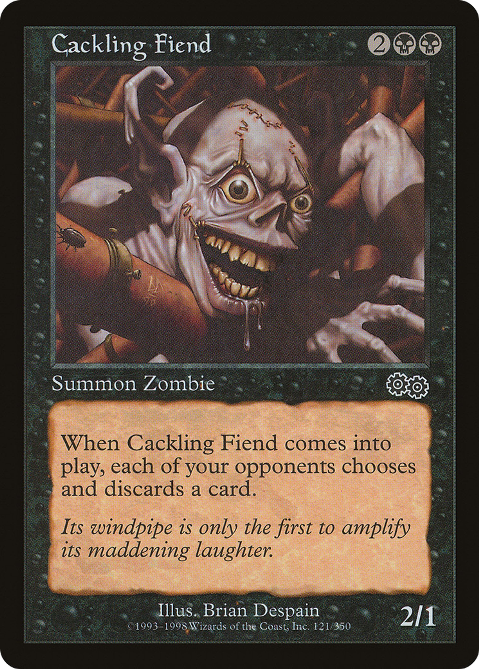 Fielleux caquetant — Urza's Saga — Magic: The Gathering