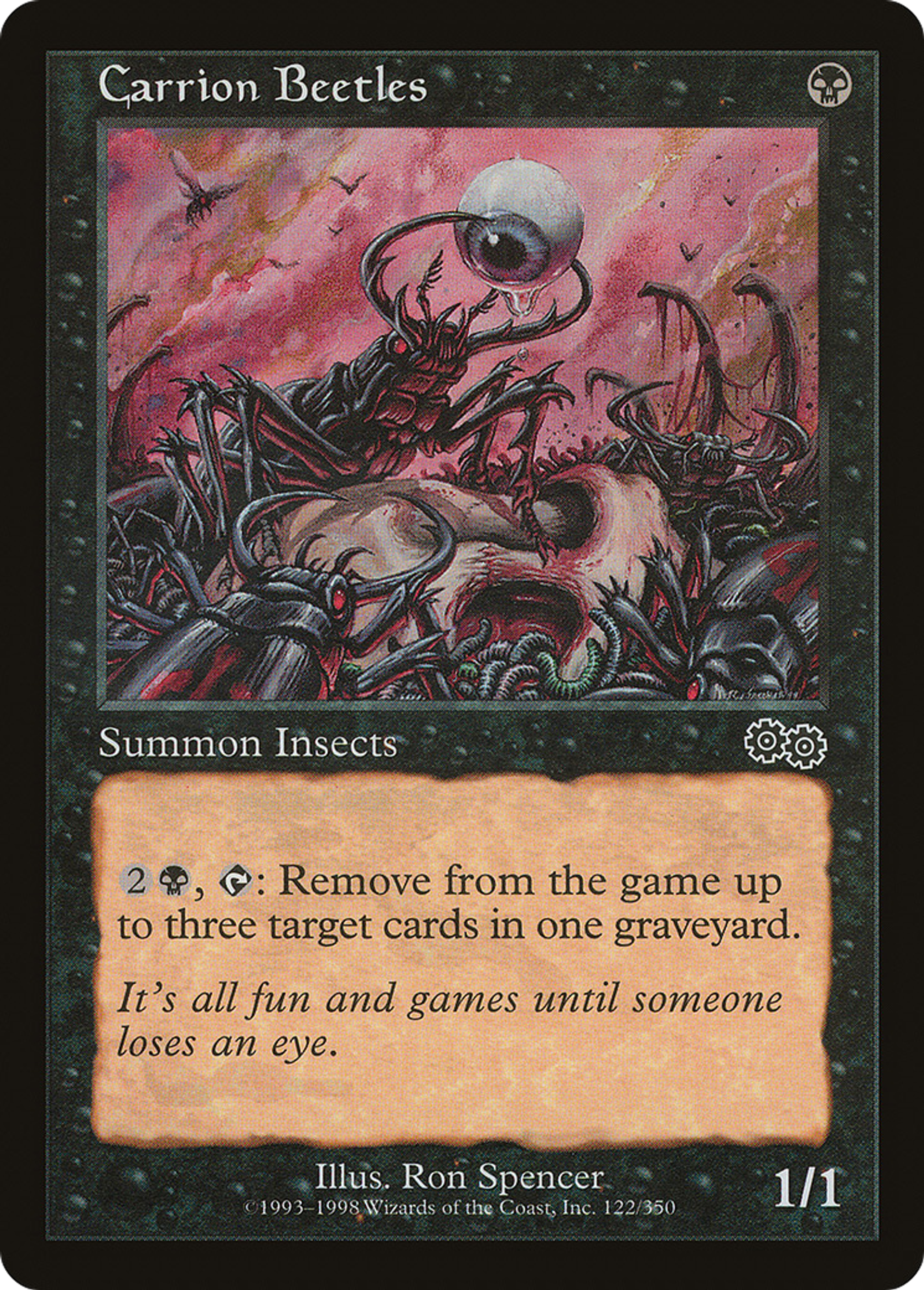 Carrion Beetles — Urza's Saga — Magic: The Gathering
