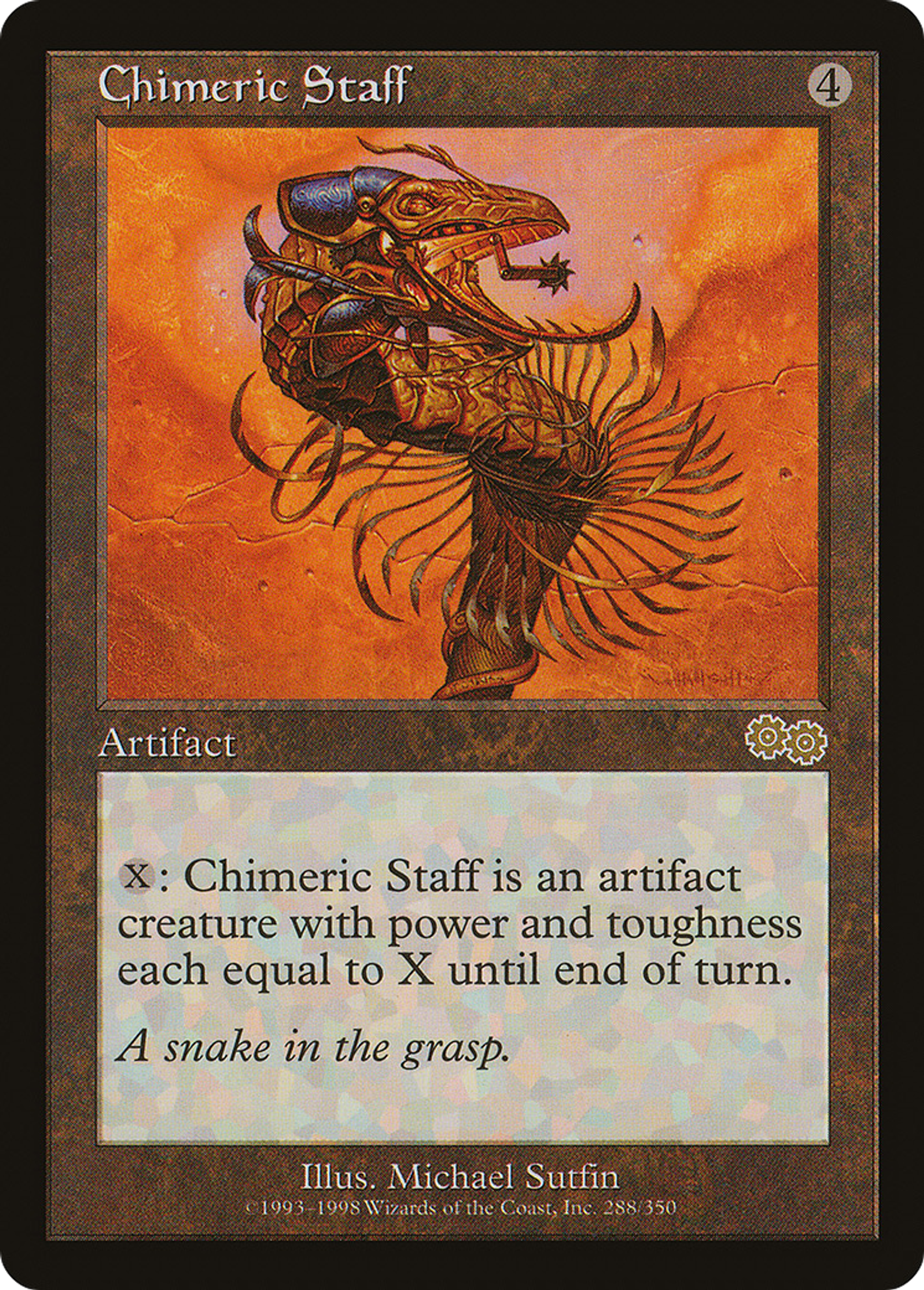 Chimeric Staff — Urza's Saga — Magic: The Gathering