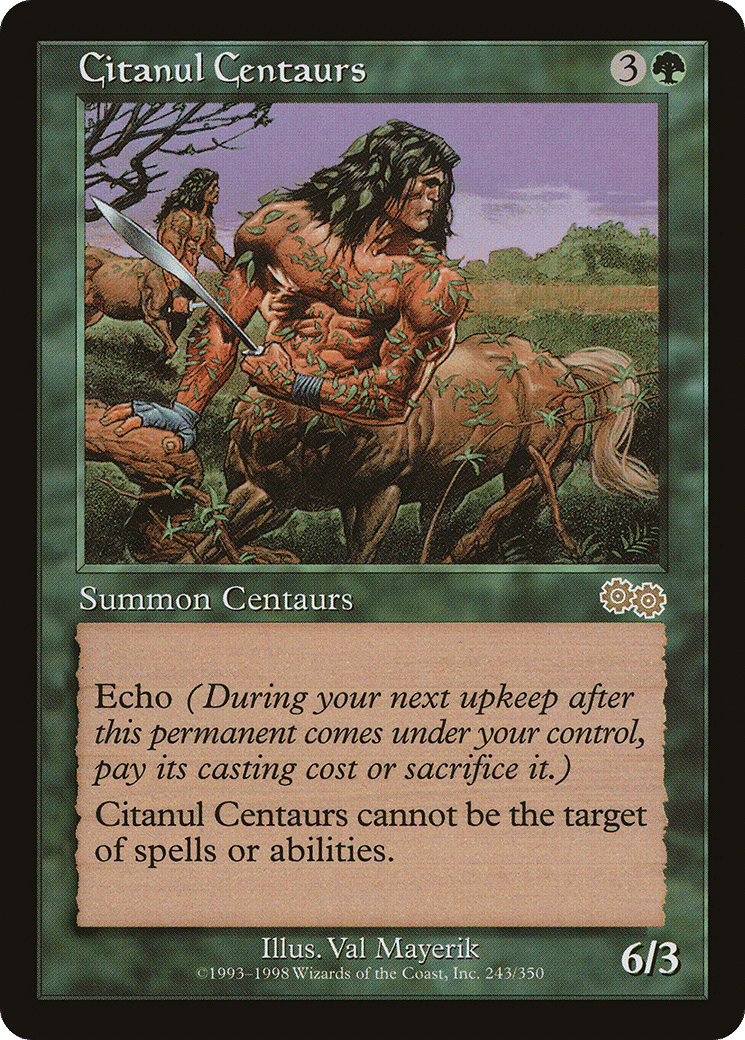 Citanul Centaurs — Urza's Saga — Magic: The Gathering