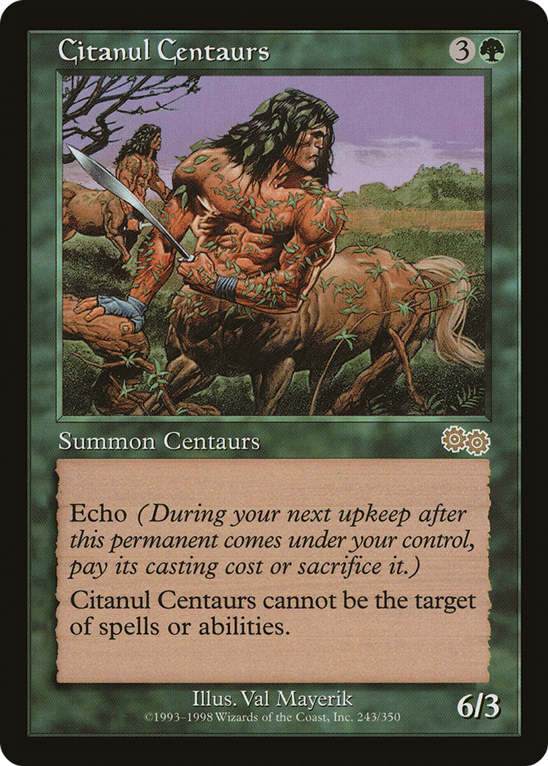 Citanul Centaurs — Urza's Saga — Magic: The Gathering
