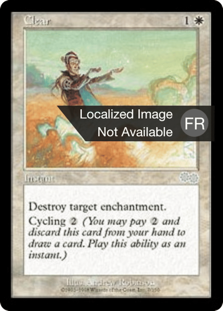 Déblayage — Urza's Saga — Magic: The Gathering