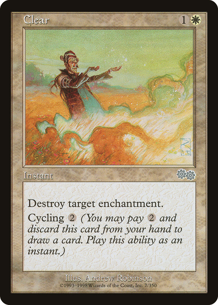 Clear — Urza's Saga — Magic: The Gathering