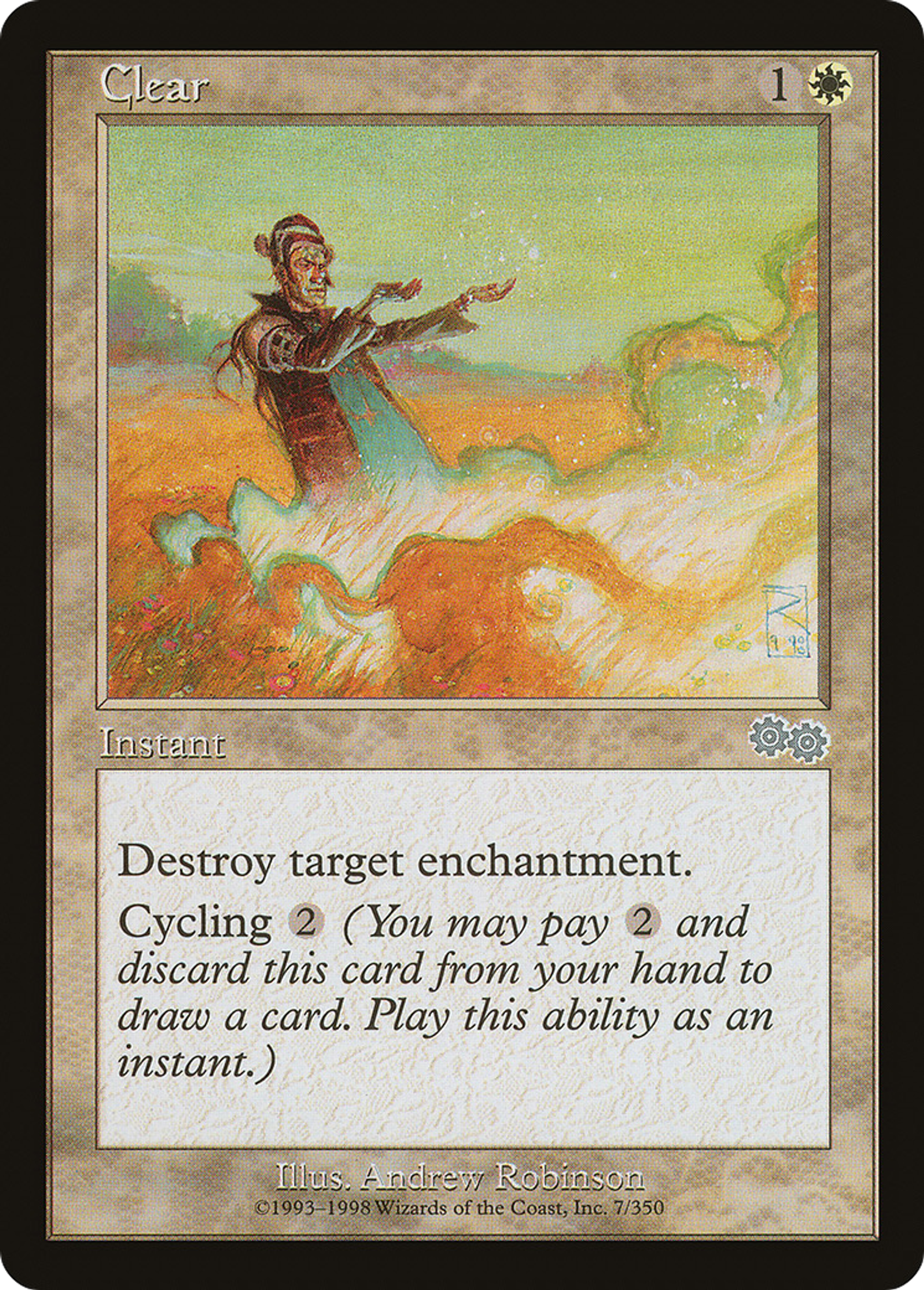 Clear — Urza's Saga — Magic: The Gathering