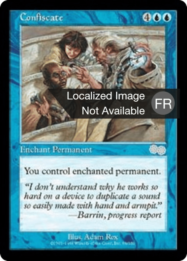 Confiscation — Urza's Saga — Magic: The Gathering