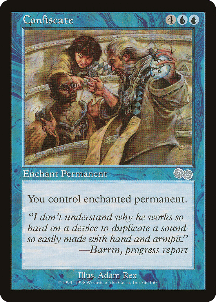 Confiscate — Urza's Saga — Magic: The Gathering