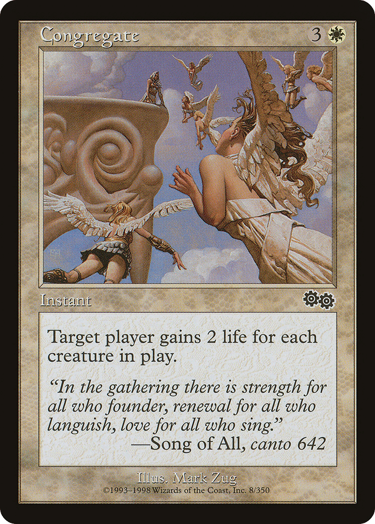 Congregate — Urza's Saga — Magic: The Gathering