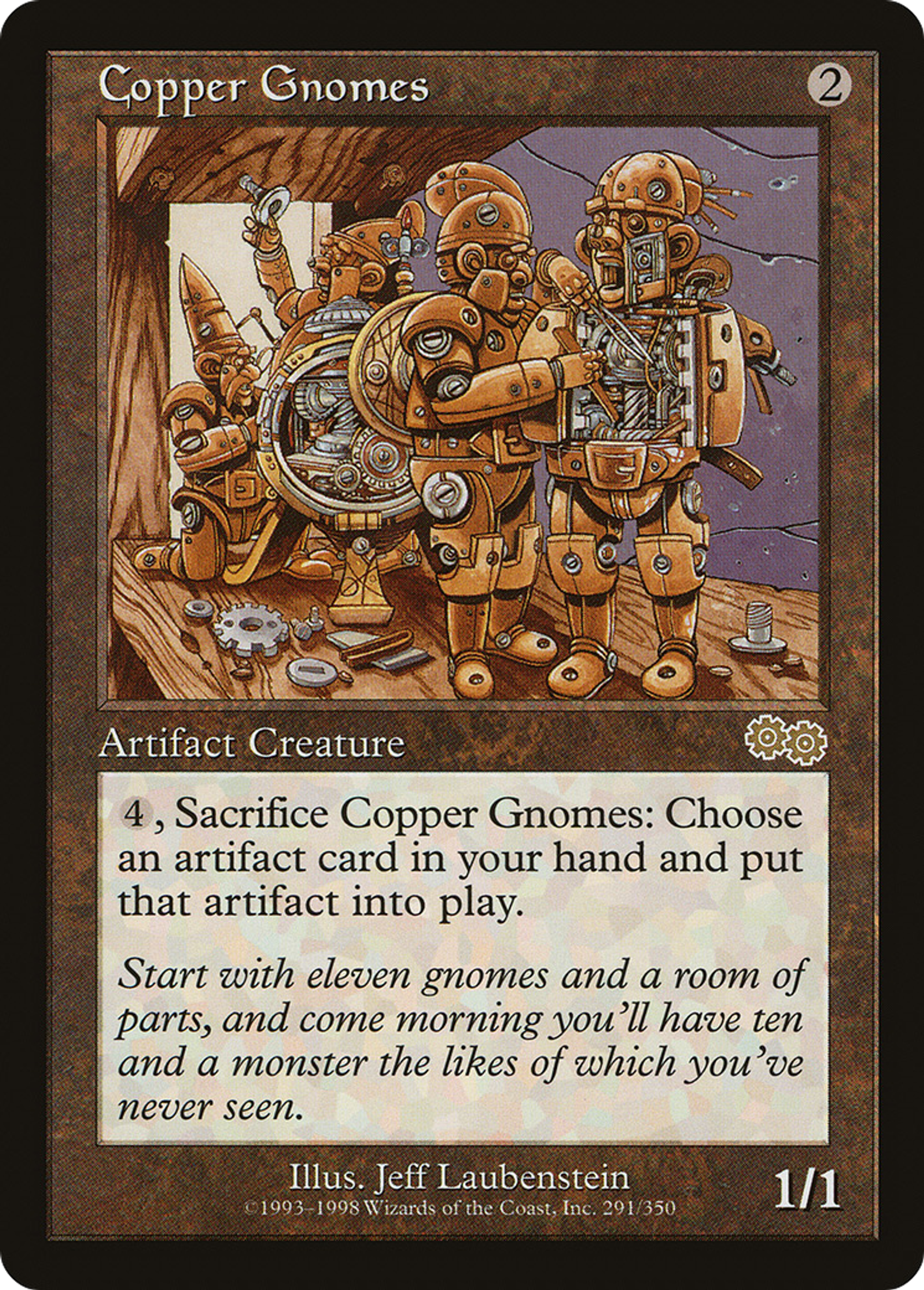 Gnomes de cuivre — Urza's Saga — Magic: The Gathering