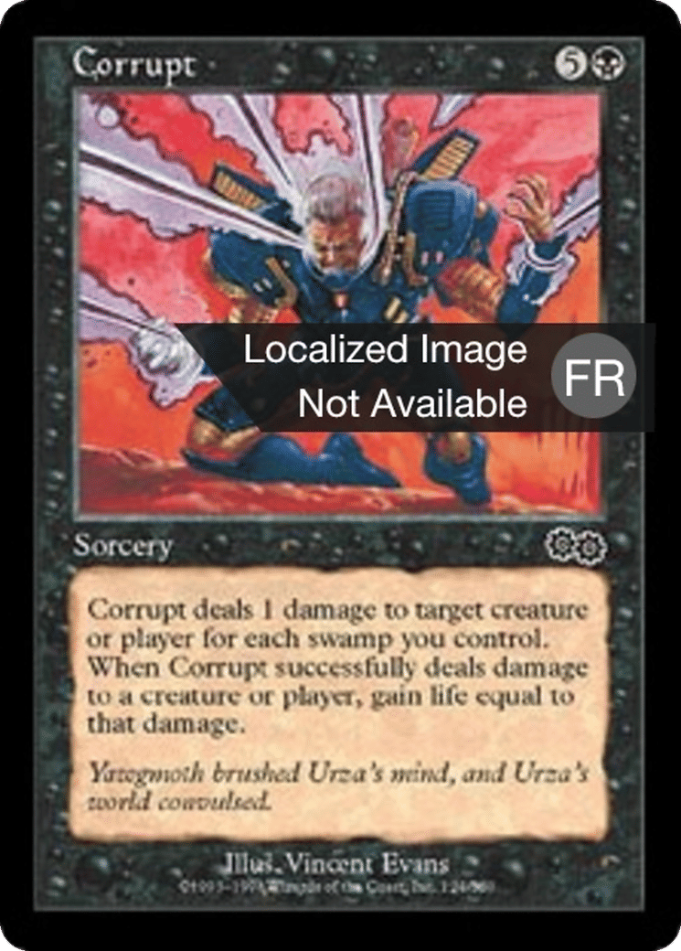 Corruption — Urza's Saga — Magic: The Gathering