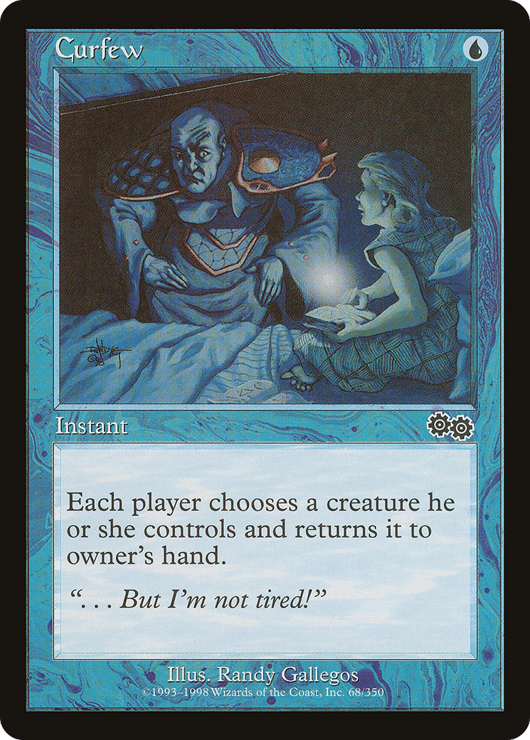 Curfew — Urza's Saga — Magic: The Gathering