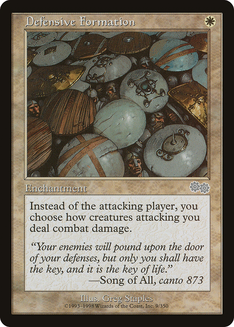 Defensive Formation — Urza's Saga — Magic: The Gathering