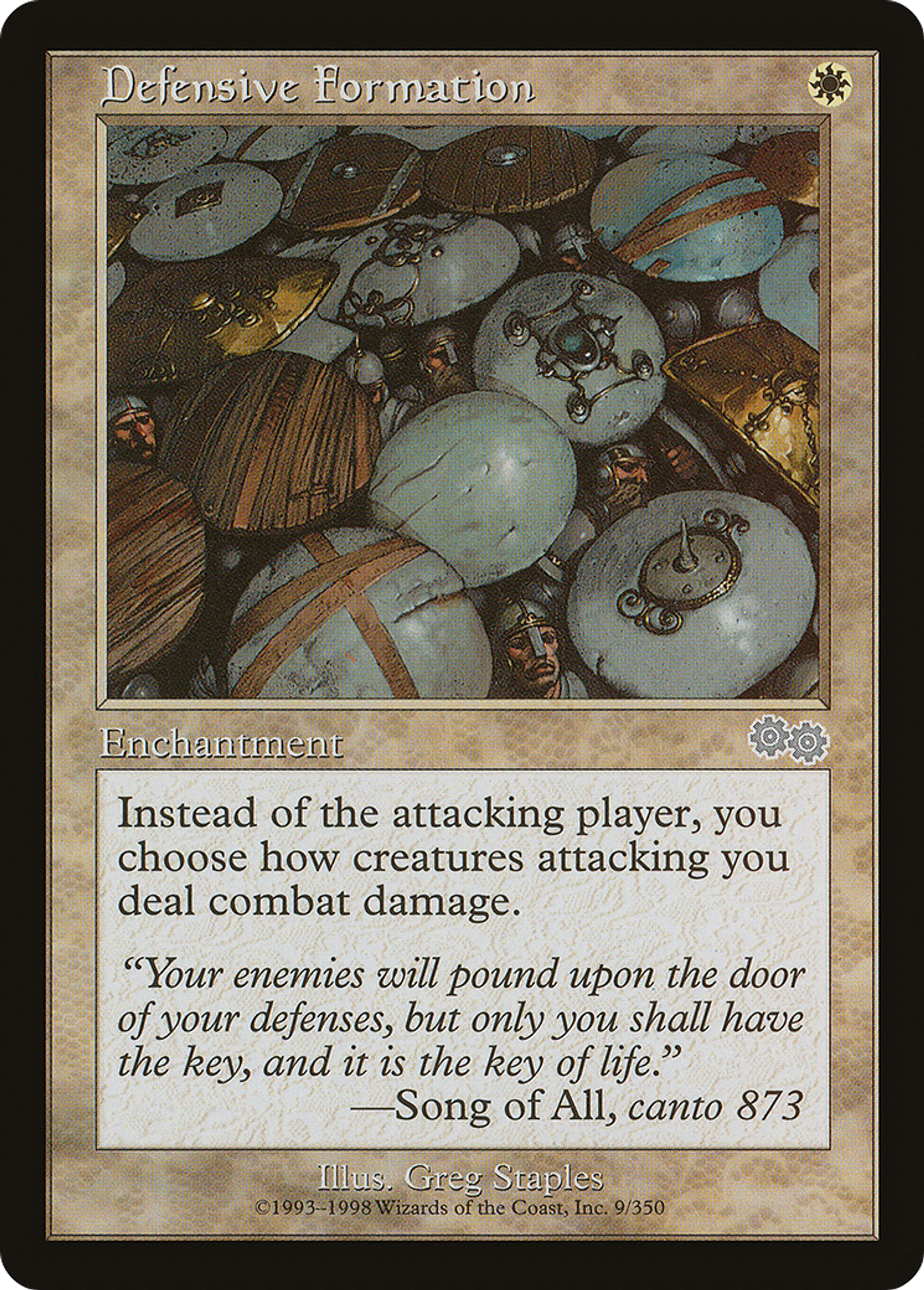 Defensive Formation — Urza's Saga — Magic: The Gathering