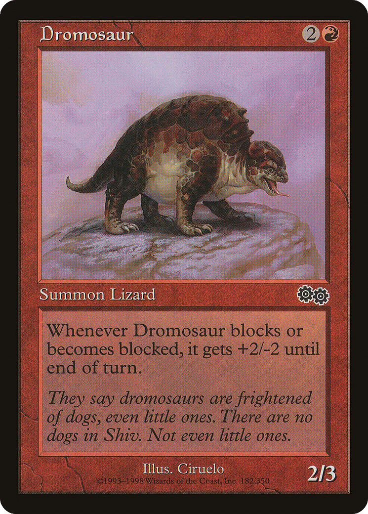 Dromosaur — Urza's Saga — Magic: The Gathering