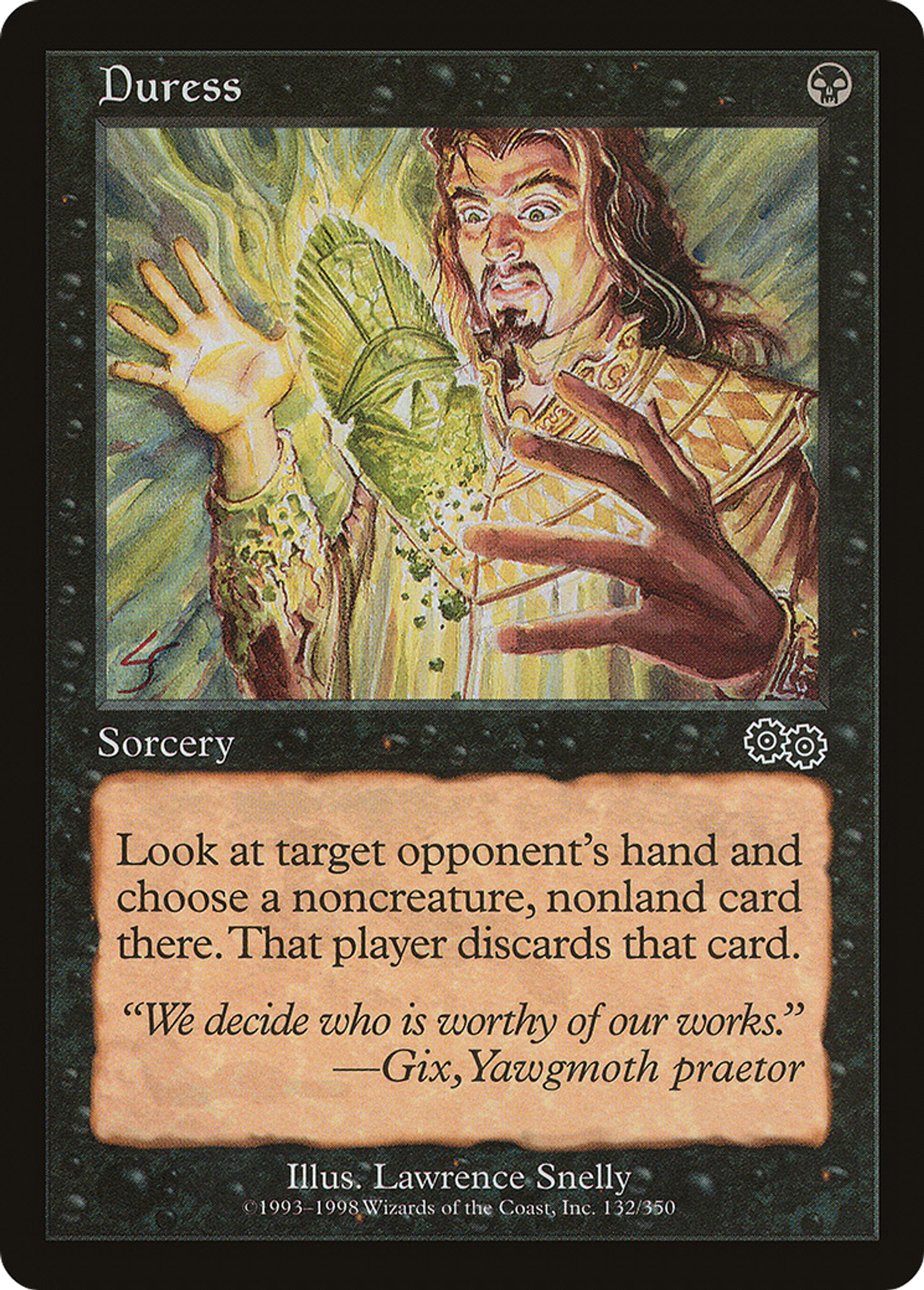 Duress — Urza's Saga — Magic: The Gathering