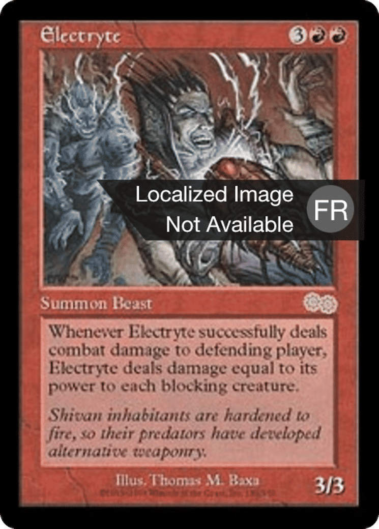 Electryte — Urza's Saga — Magic: The Gathering