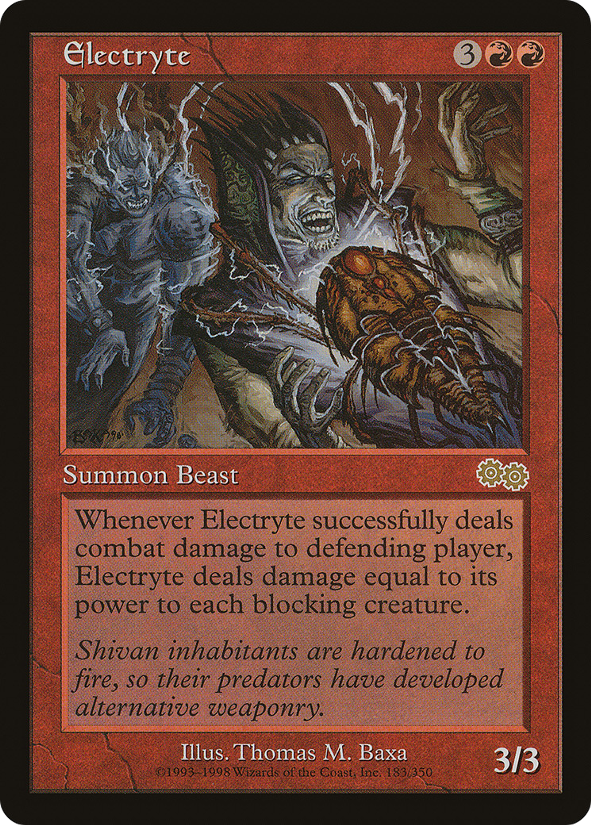 Electryte — Urza's Saga — Magic: The Gathering