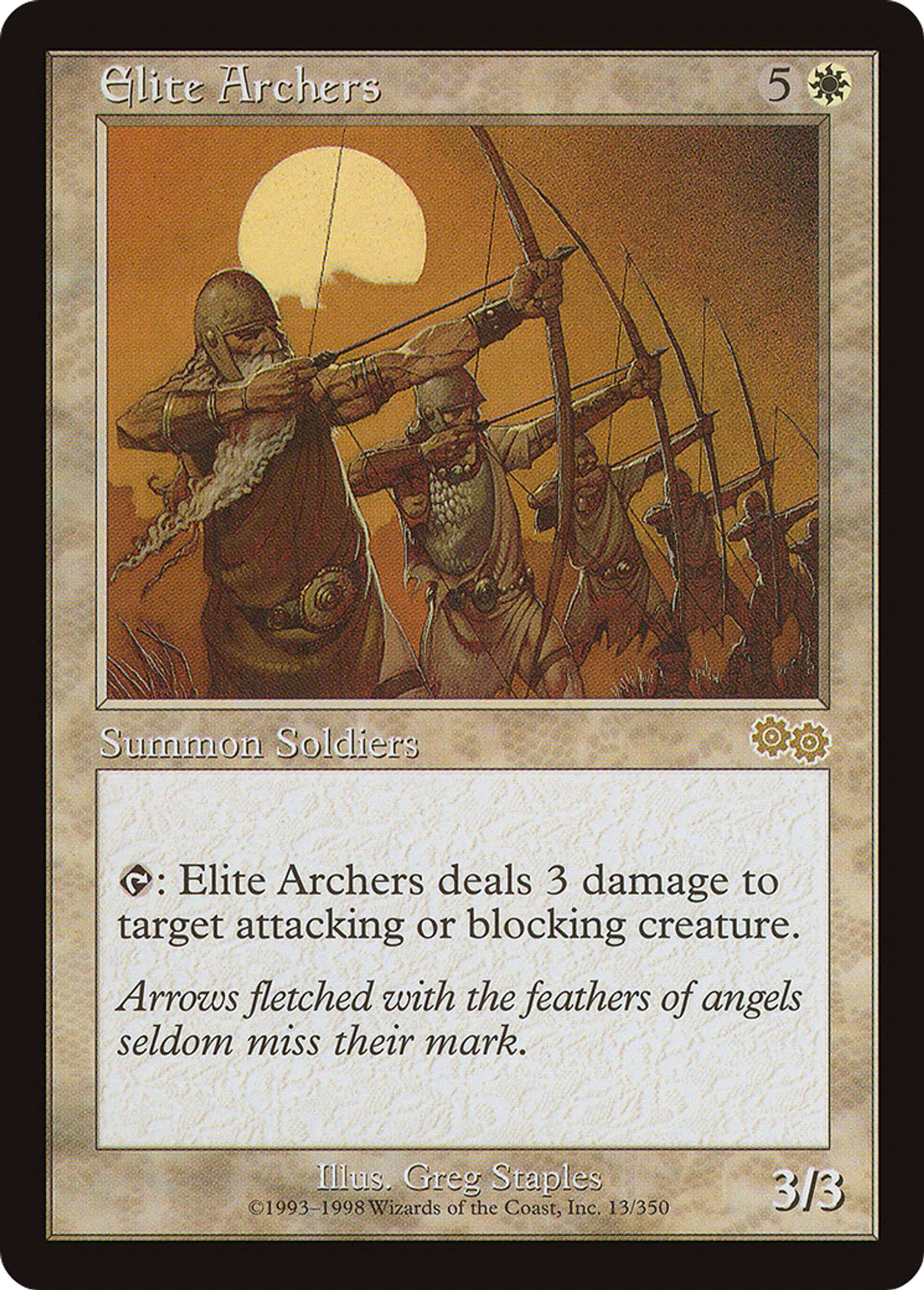 Elite Archers — Urza's Saga — Magic: The Gathering