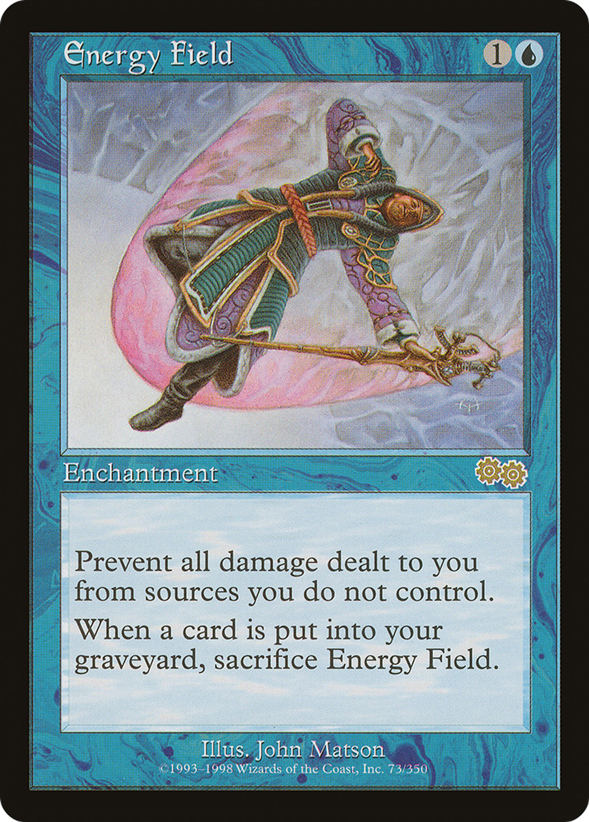 Energy Field — Urza's Saga — Magic: The Gathering