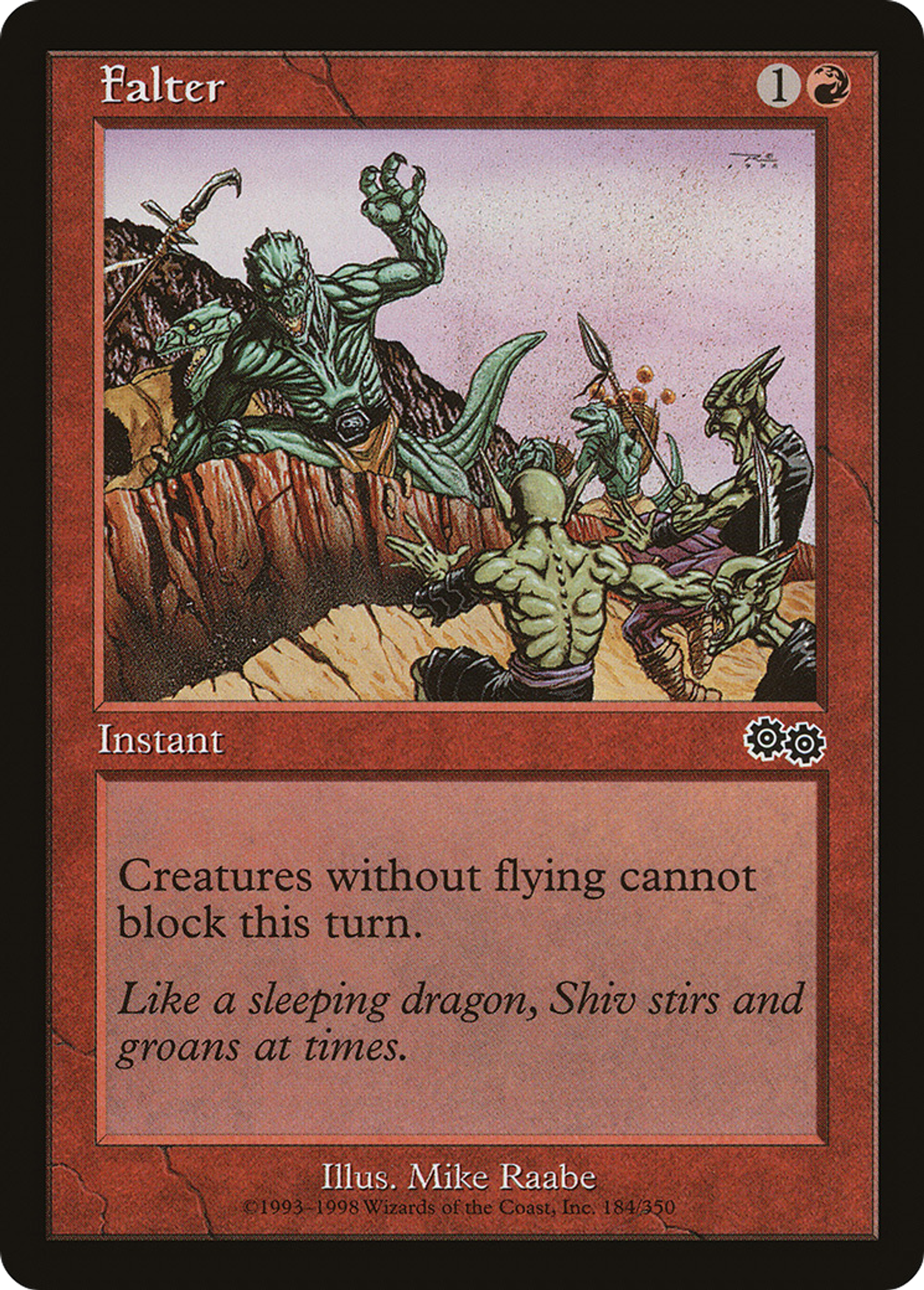 Falter — Urza's Saga — Magic: The Gathering