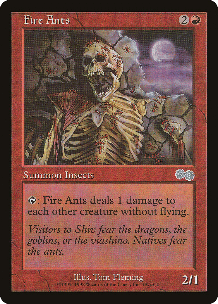 Fire Ants — Urza's Saga — Magic: The Gathering