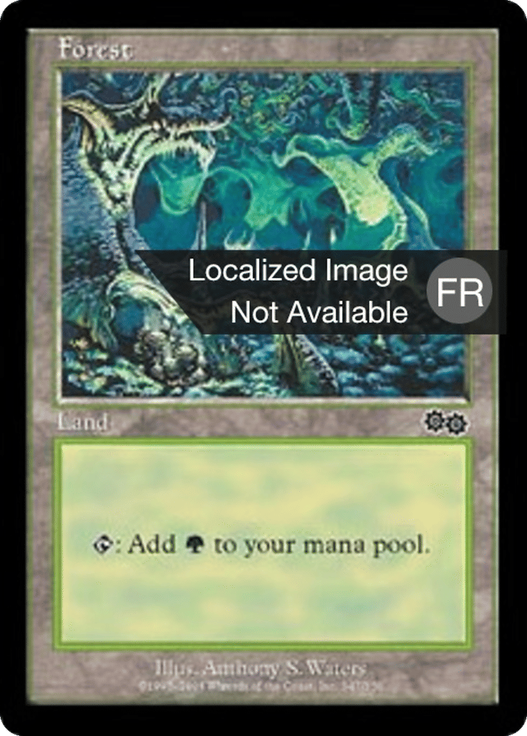 Forêt — Urza's Saga — Magic: The Gathering