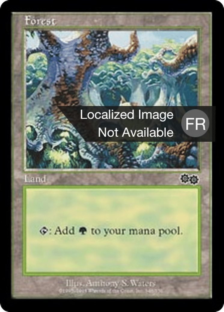 Forêt — Urza's Saga — Magic: The Gathering