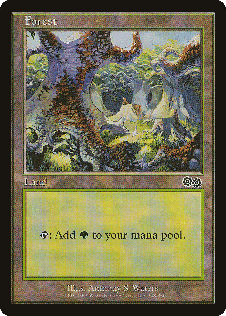 Forest — Urza's Saga — Magic: The Gathering
