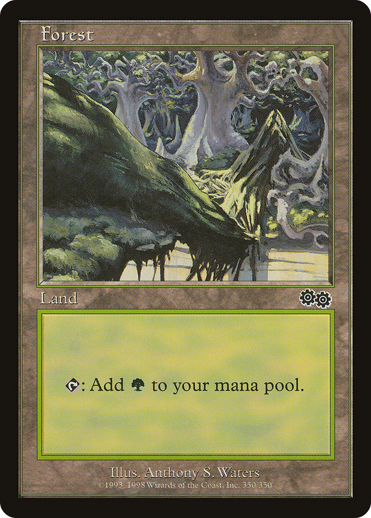 Forest — Urza's Saga — Magic: The Gathering