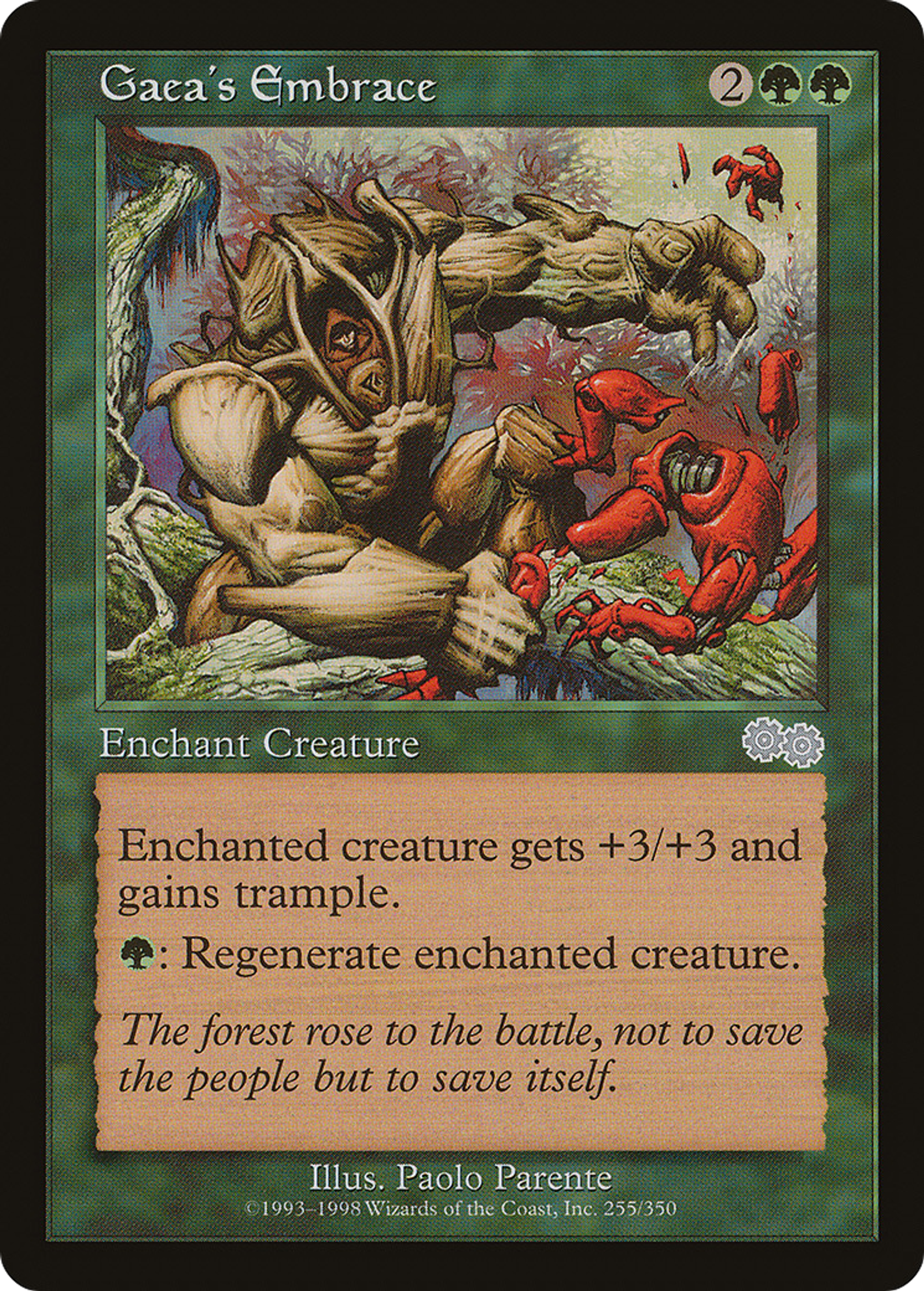 Gaea's Embrace — Urza's Saga — Magic: The Gathering