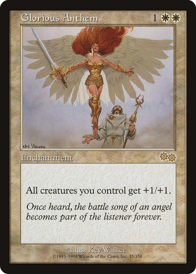 Glorious Anthem — Urza's Saga — Magic: The Gathering