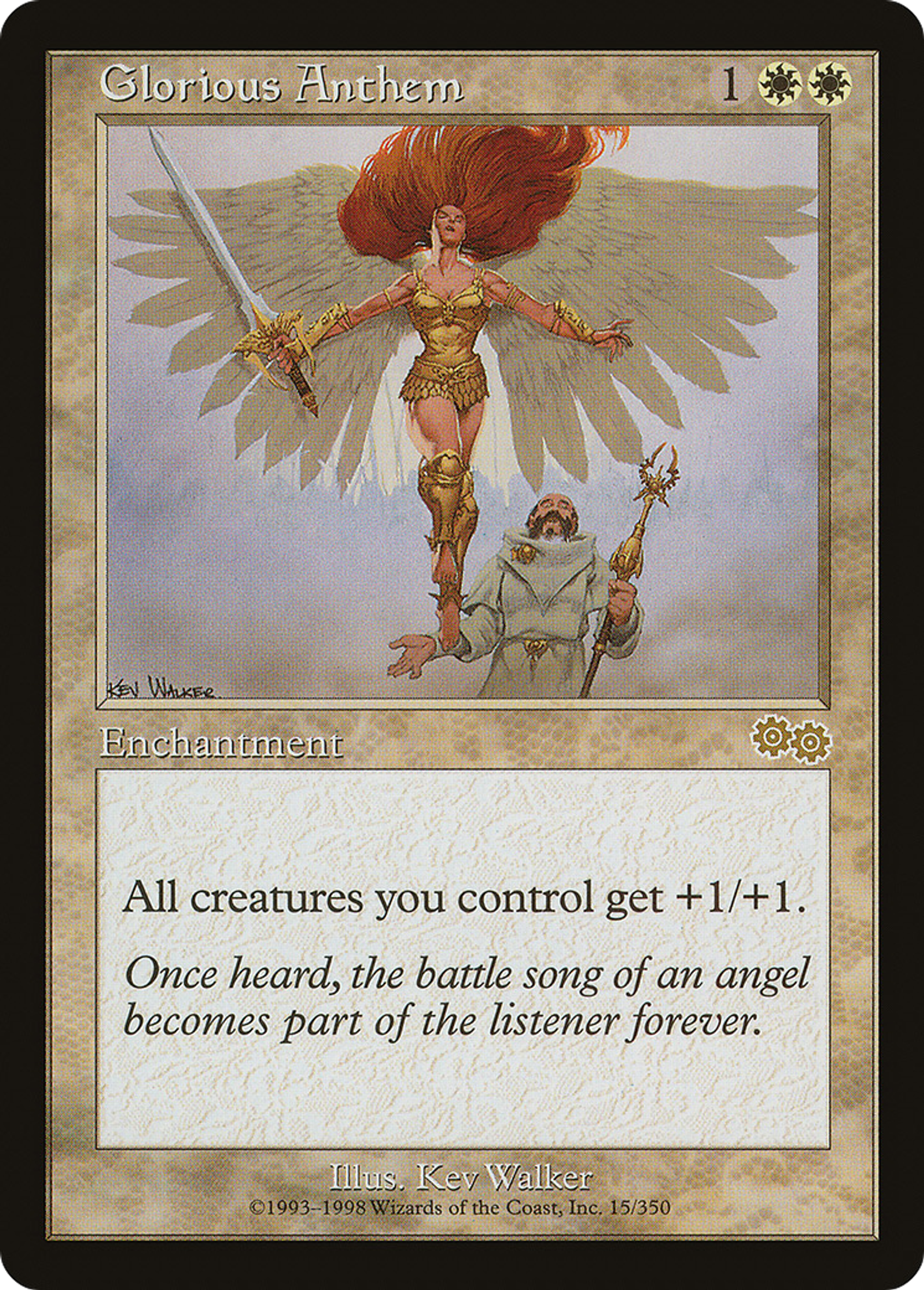 Glorious Anthem — Urza's Saga — Magic: The Gathering