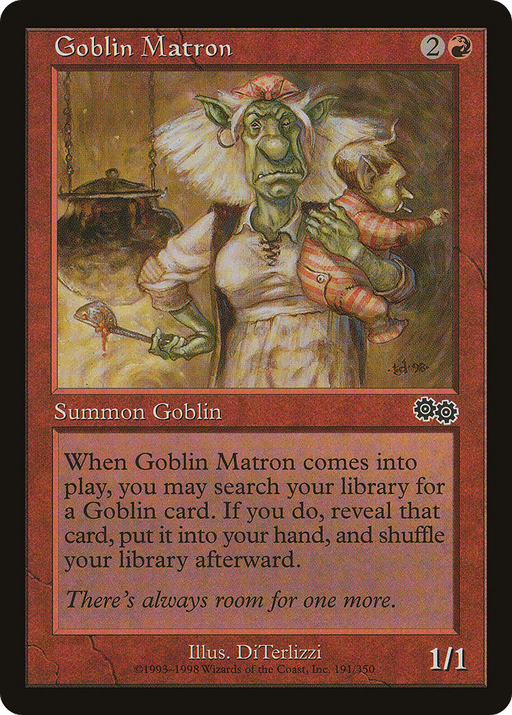 Goblin Matron — Urza's Saga — Magic: The Gathering