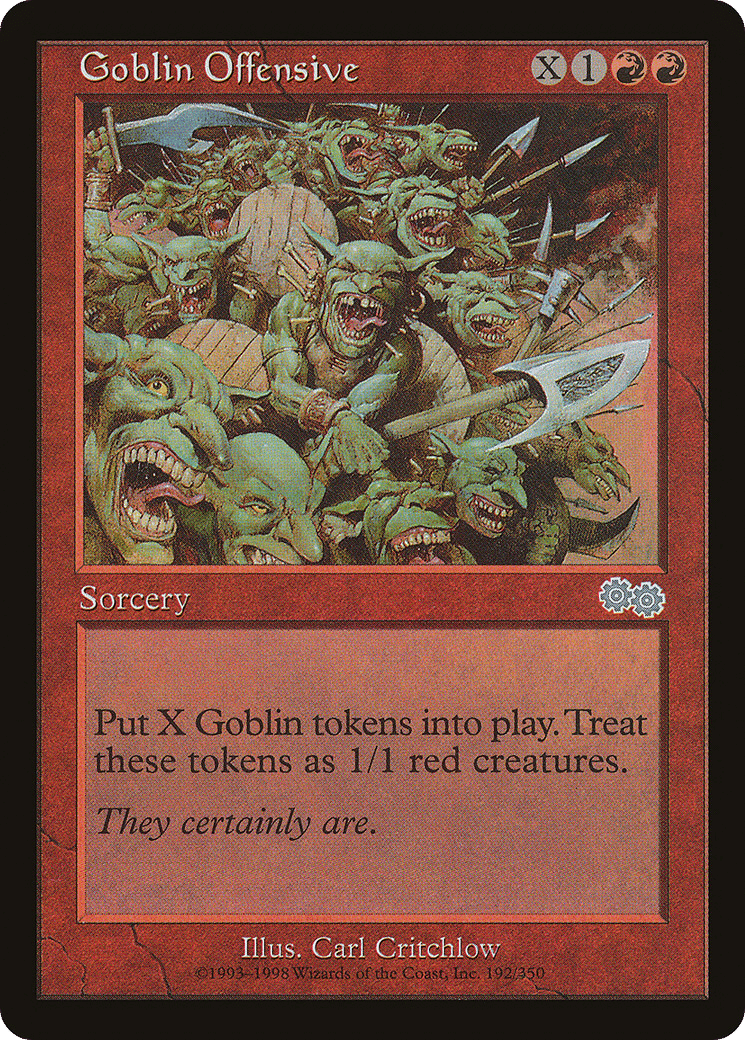 Goblin Offensive — Urza's Saga — Magic: The Gathering