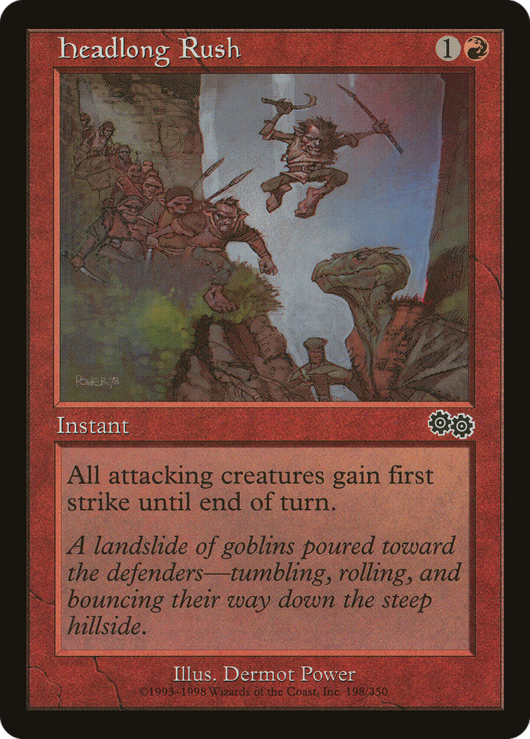 Headlong Rush — Urza's Saga — Magic: The Gathering