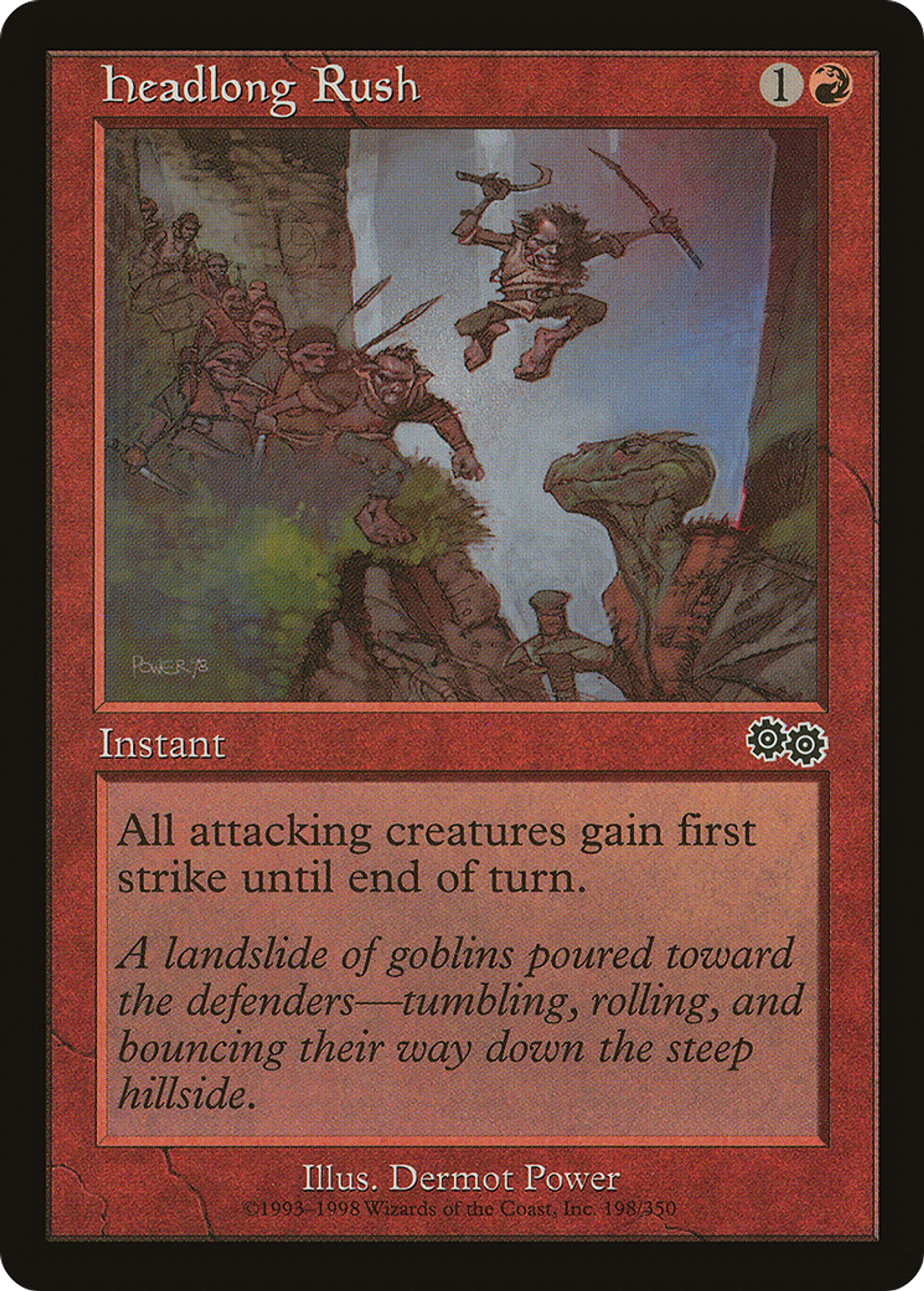 Course folle — Urza's Saga — Magic: The Gathering