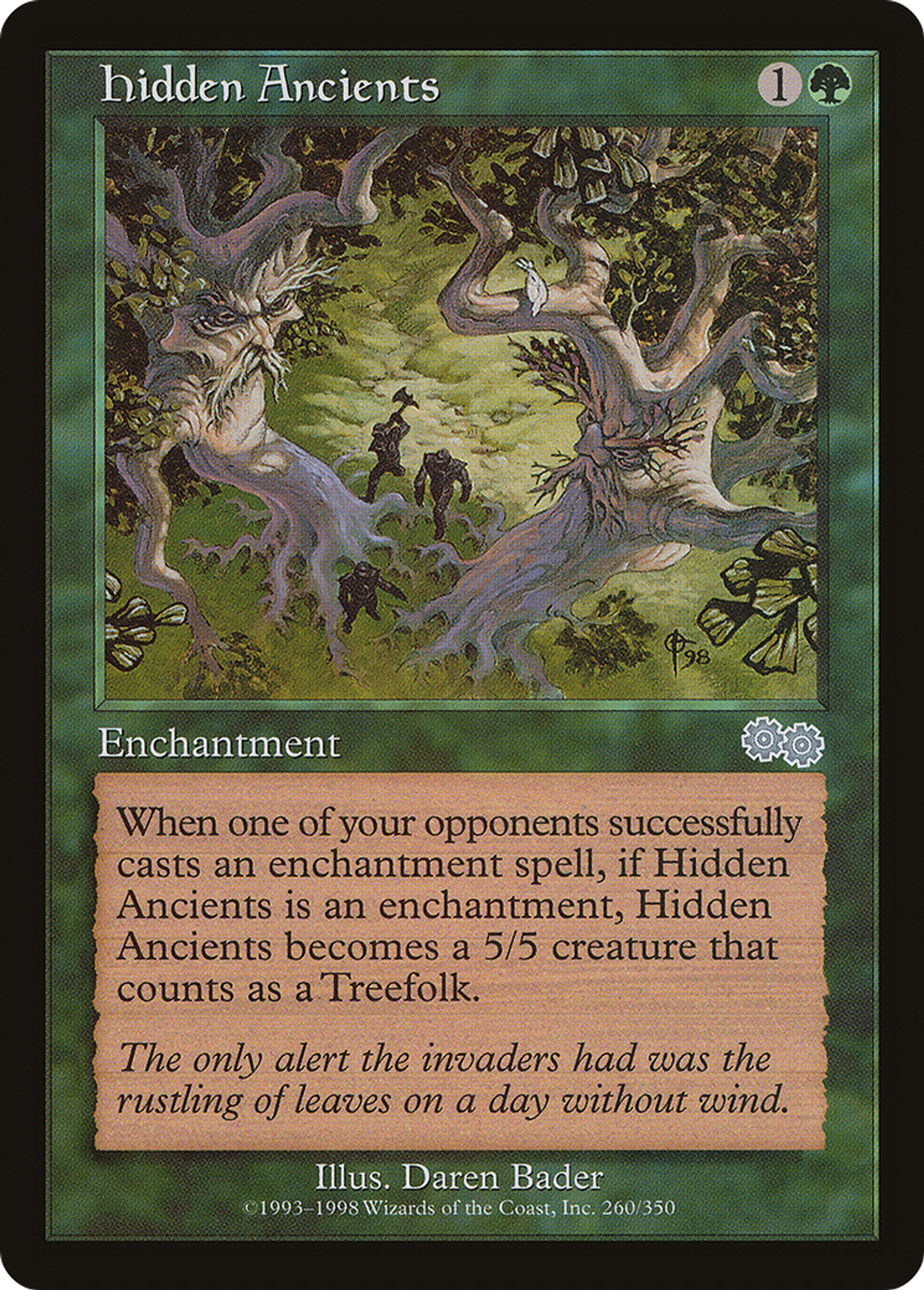 Entciens cachés — Urza's Saga — Magic: The Gathering