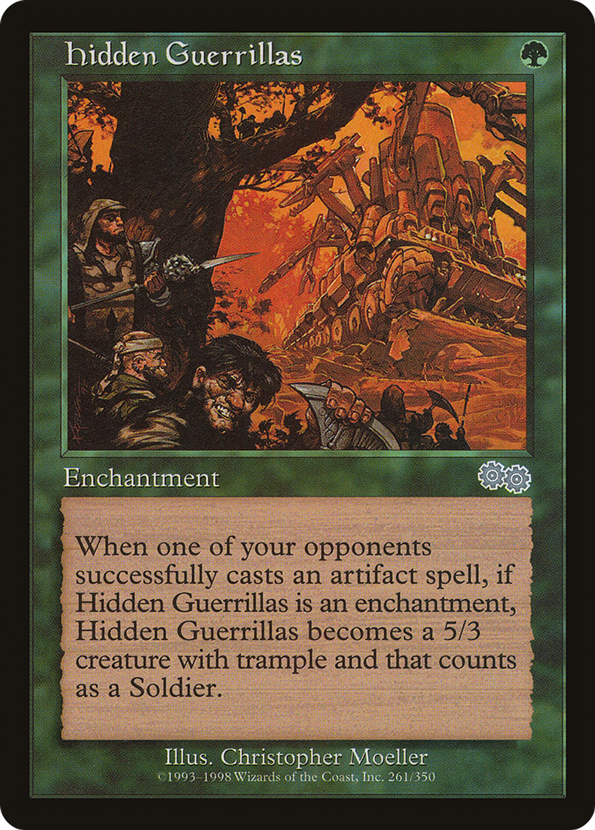 Franc-tireurs cachés — Urza's Saga — Magic: The Gathering