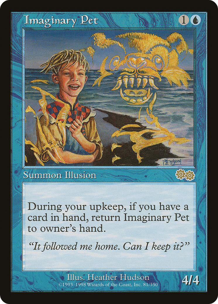 Imaginary Pet — Urza's Saga — Magic: The Gathering