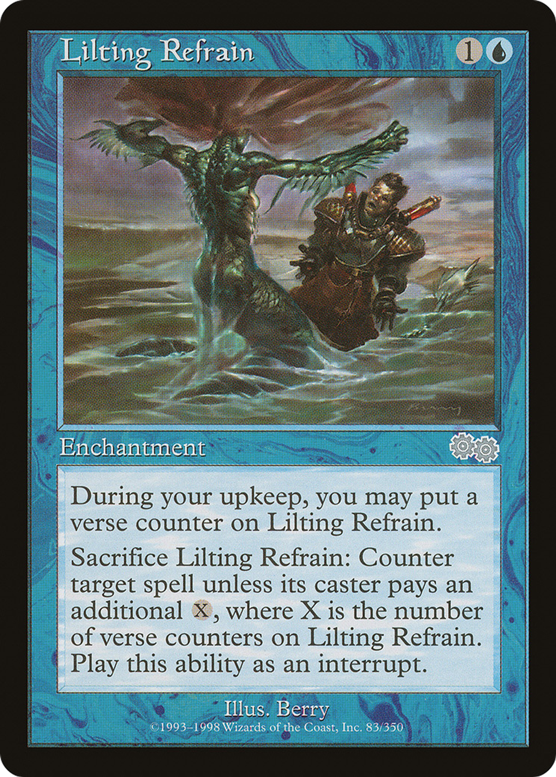 Lilting Refrain — Urza's Saga — Magic: The Gathering