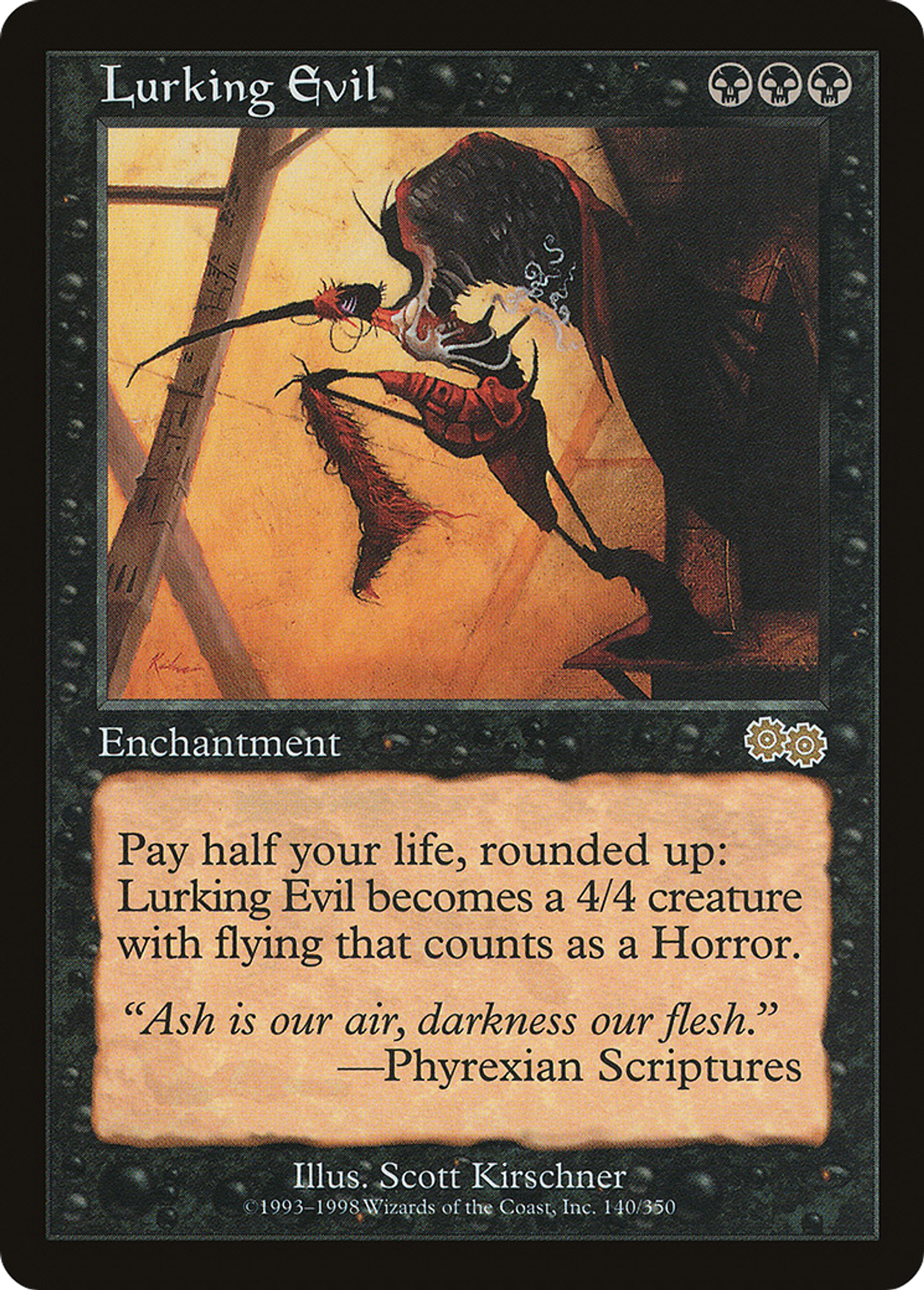 Lurking Evil — Urza's Saga — Magic: The Gathering