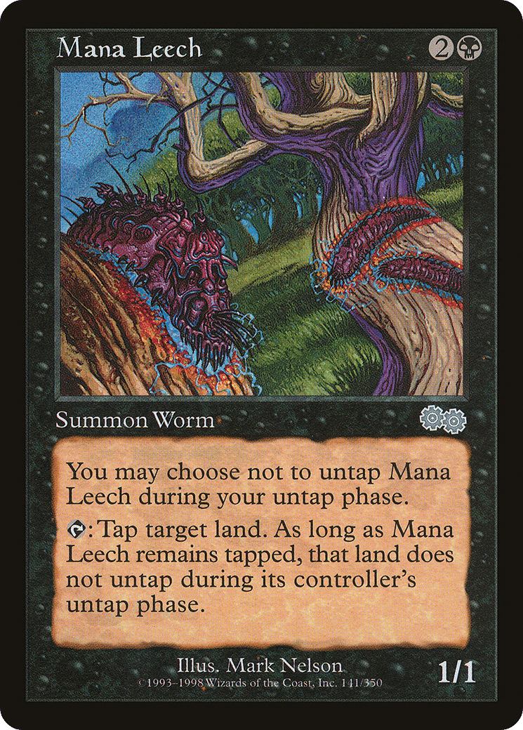 Mana Leech — Urza's Saga — Magic: The Gathering