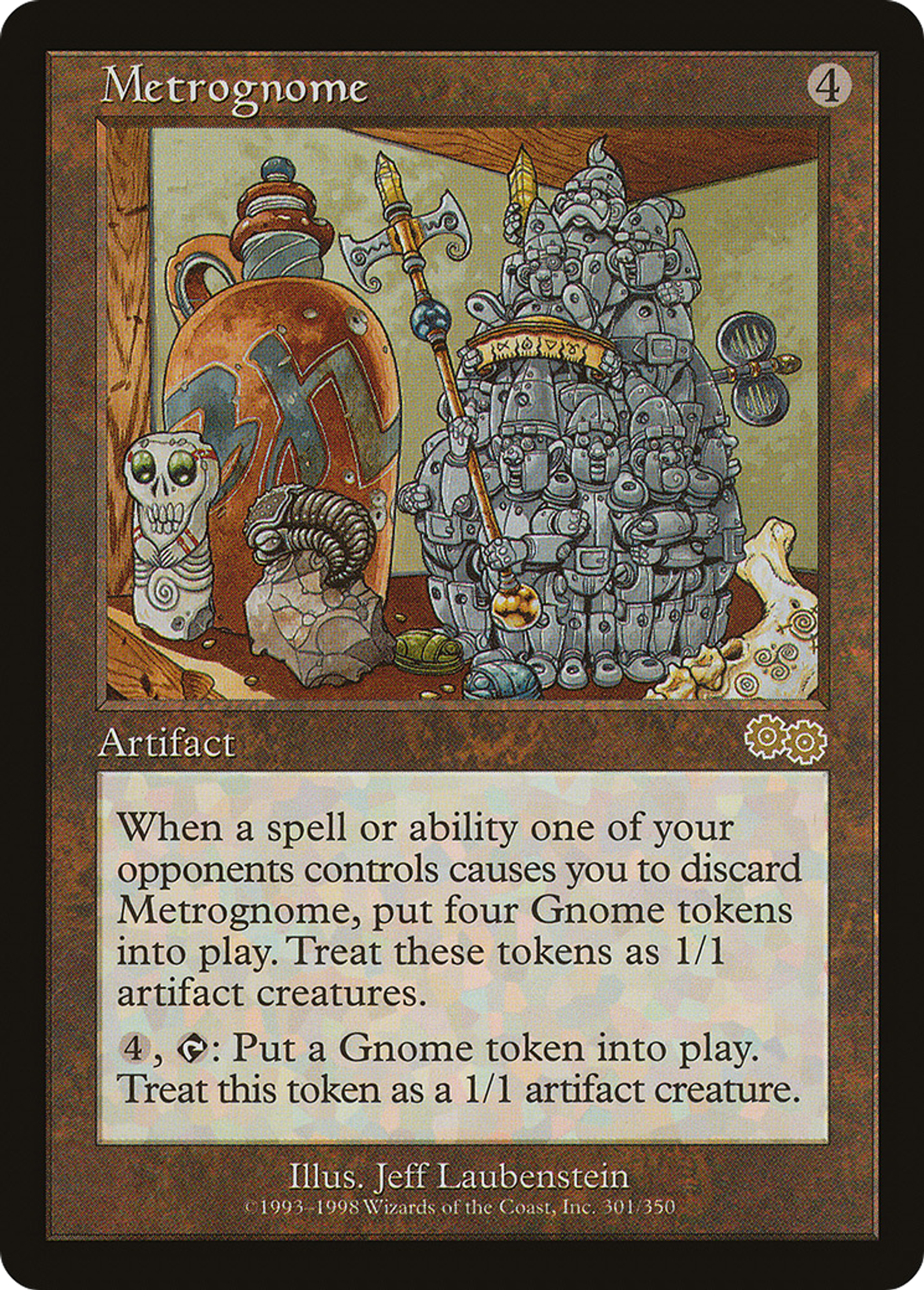 Metrognome — Urza's Saga — Magic: The Gathering
