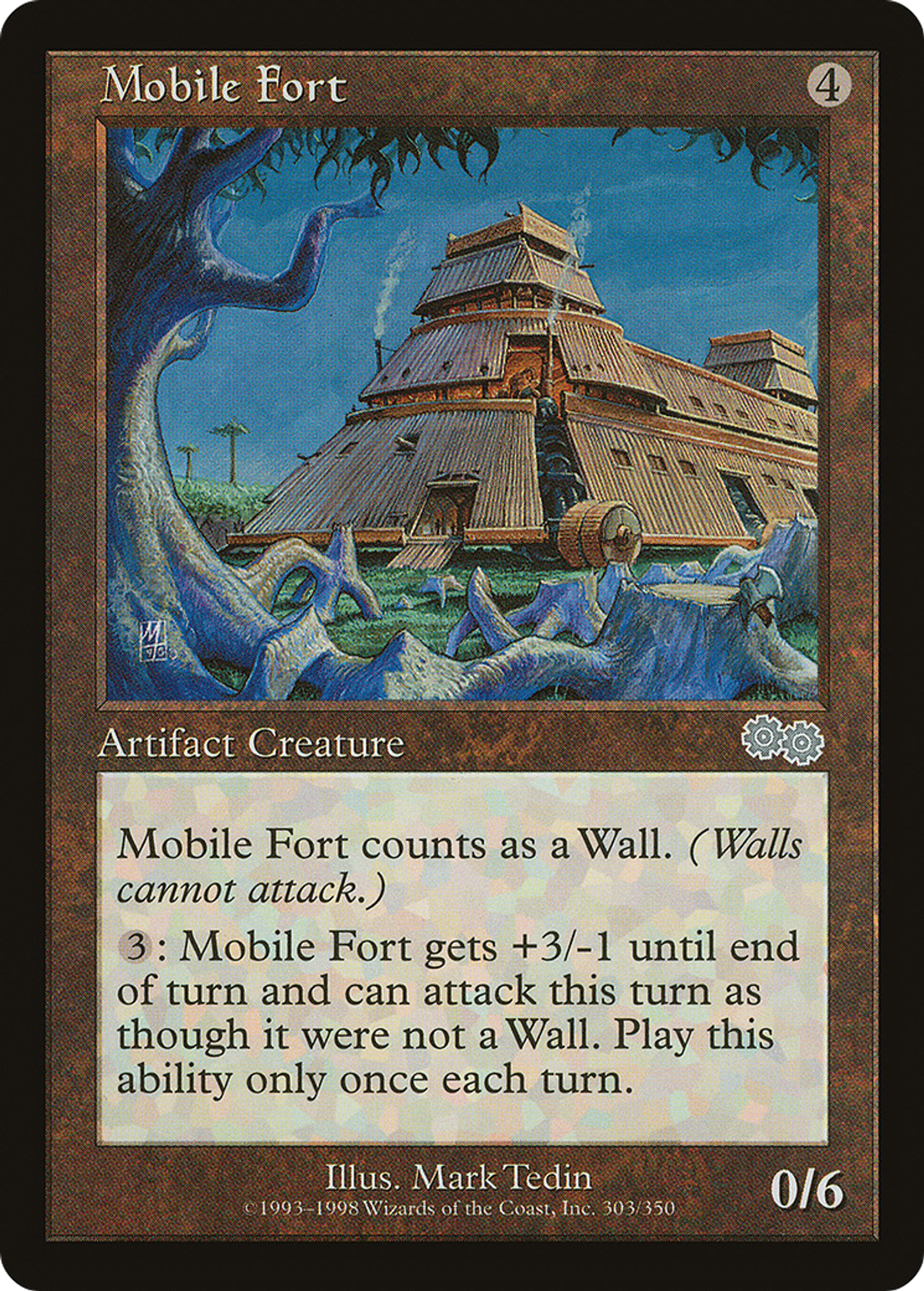 Mobile Fort — Urza's Saga — Magic: The Gathering