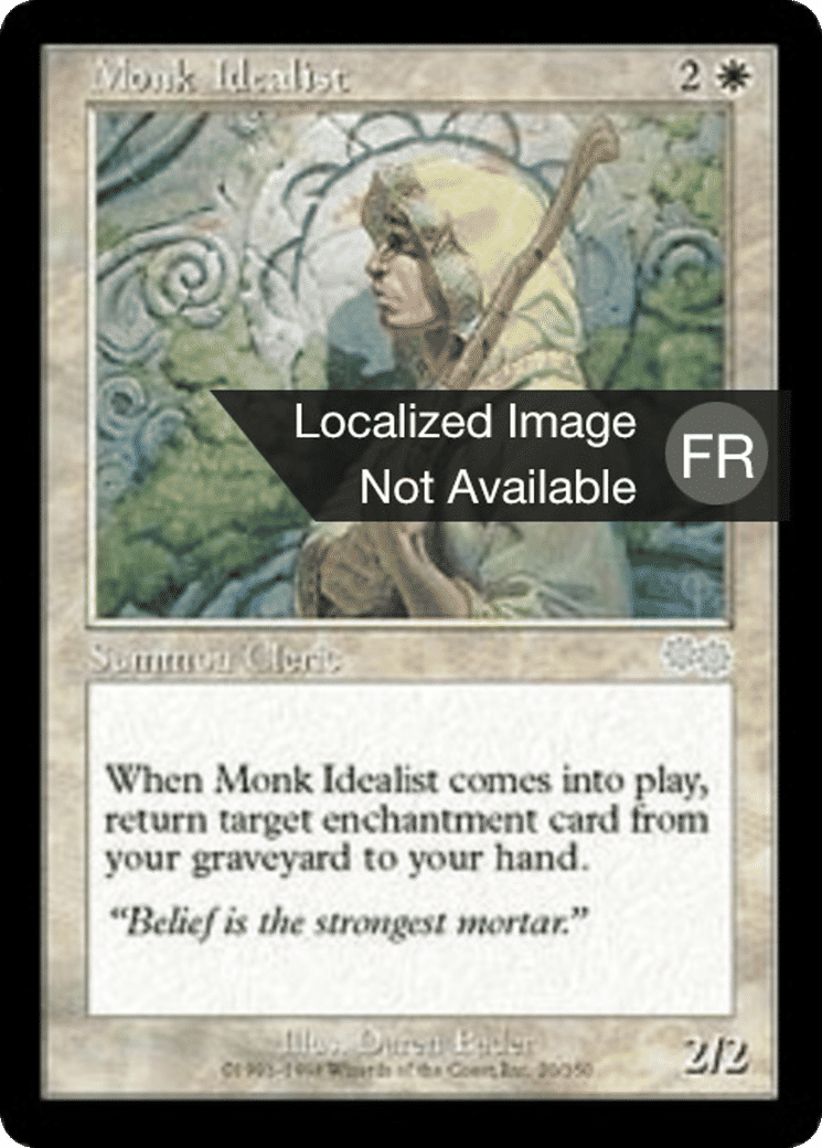 Moine idéaliste — Urza's Saga — Magic: The Gathering