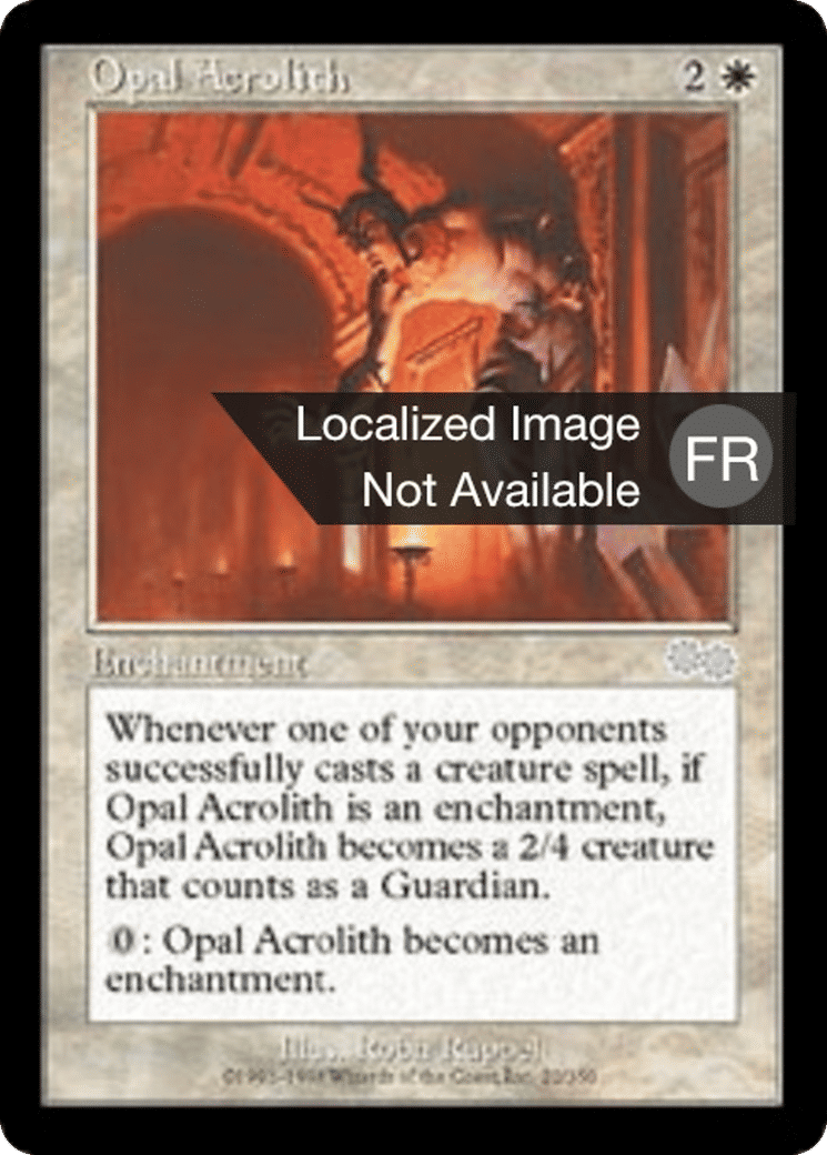 Télamon d'opale — Urza's Saga — Magic: The Gathering