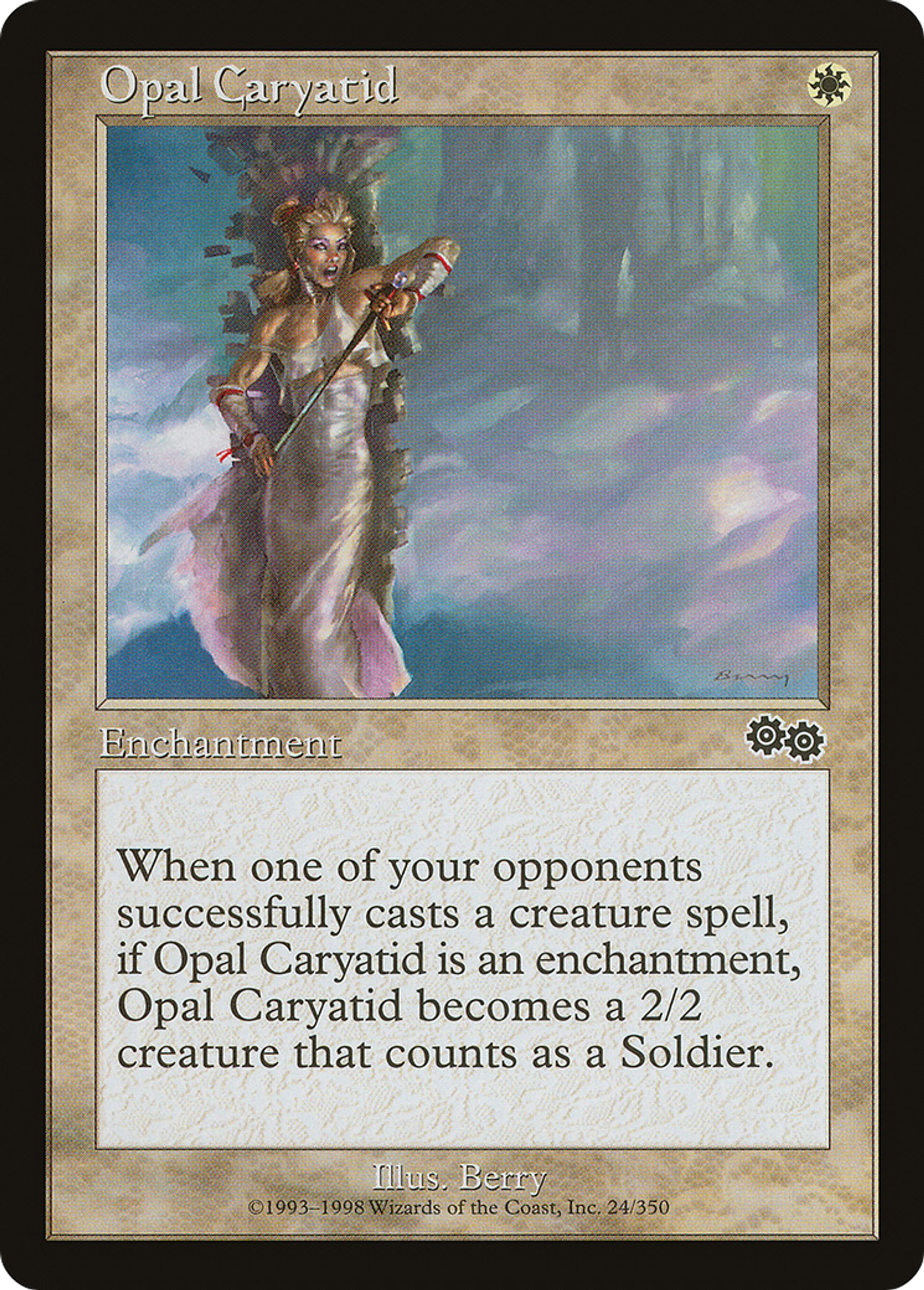 Cariatide d'Opale — Urza's Saga — Magic: The Gathering