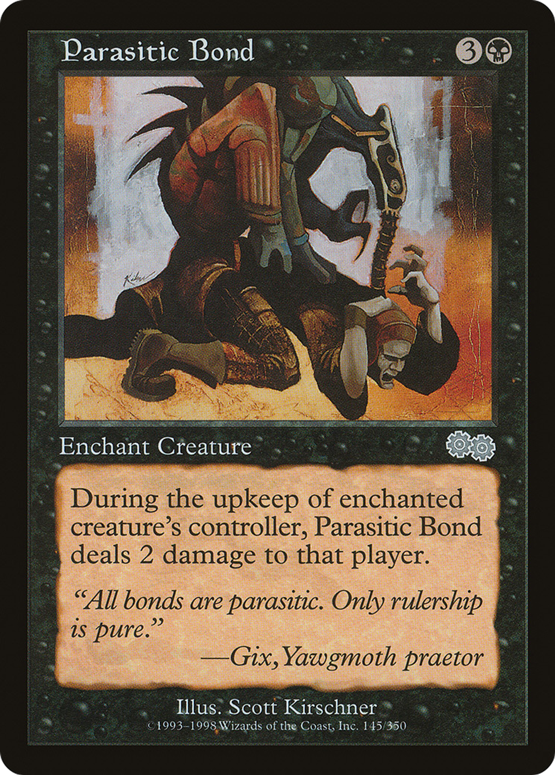 Parasitic Bond — Urza's Saga — Magic: The Gathering