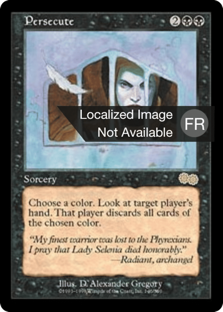 Persécution — Urza's Saga — Magic: The Gathering