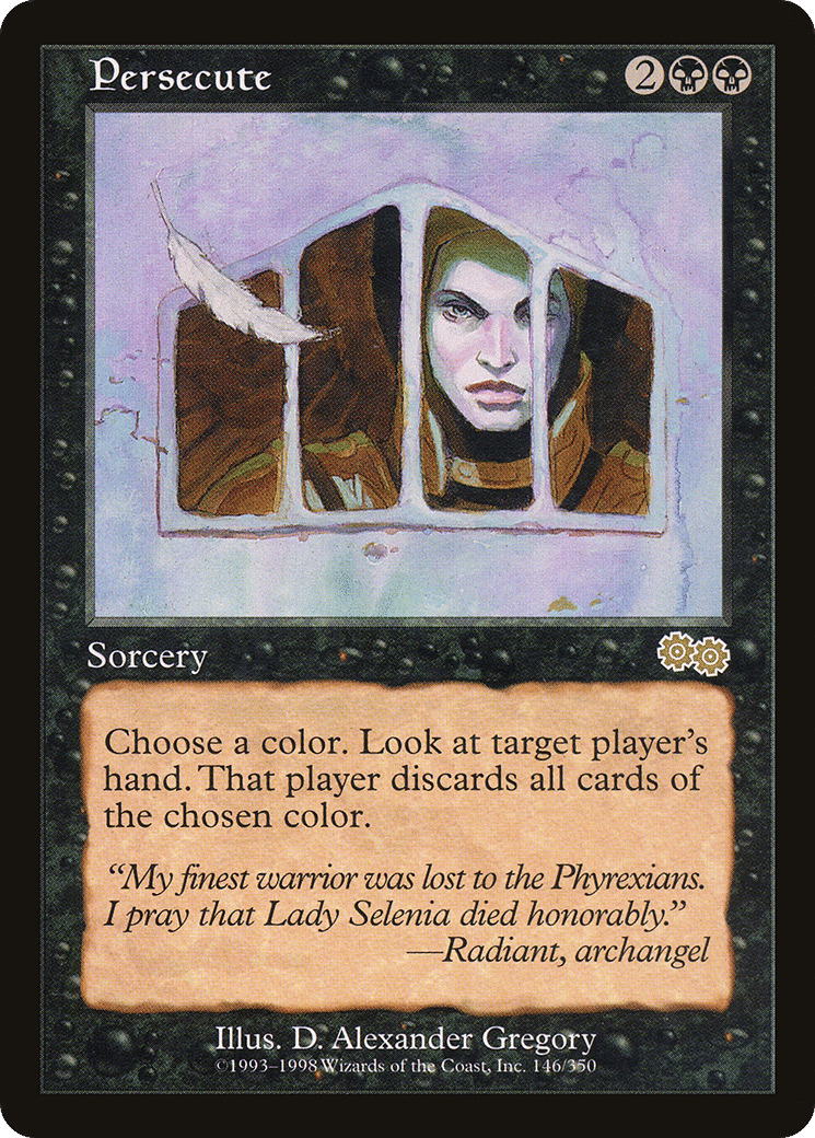 Persecute — Urza's Saga — Magic: The Gathering
