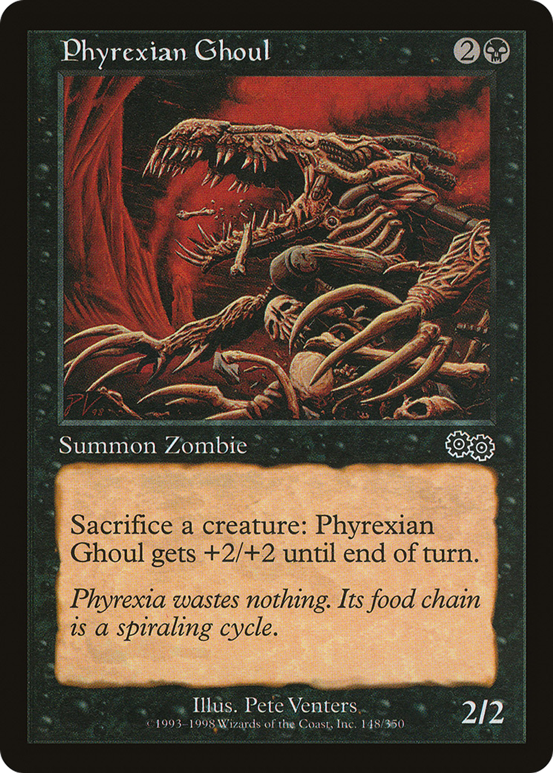 Goule phyrexiane — Urza's Saga — Magic: The Gathering